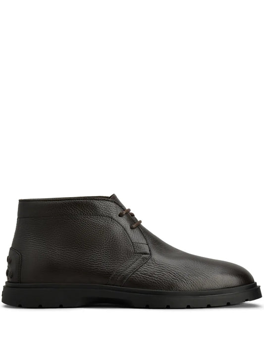 Tod's lace-up leather ankle boots