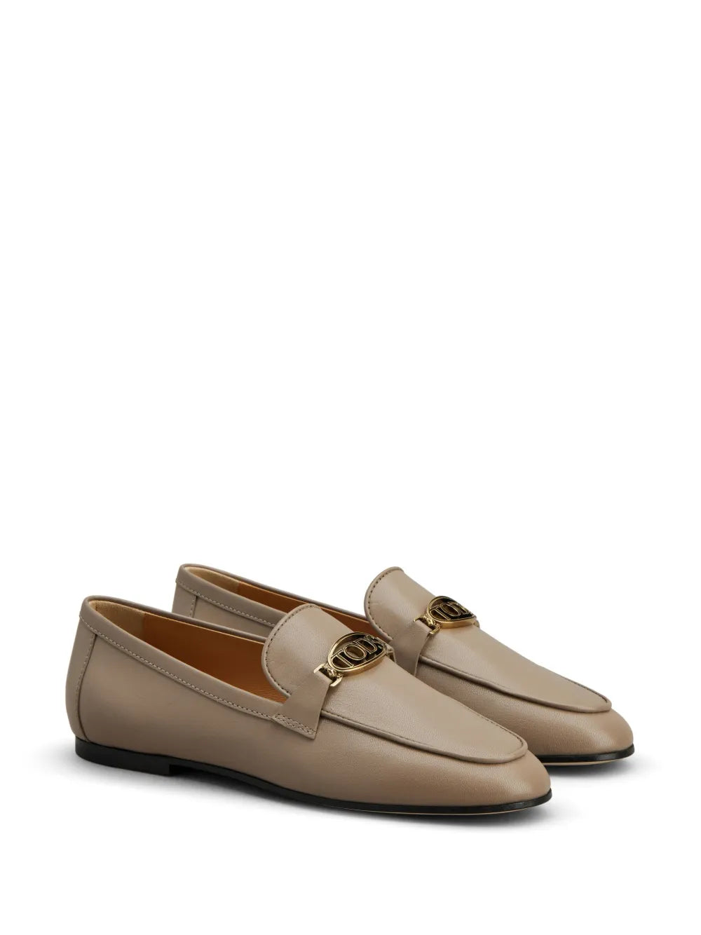 Tod's logo-plaque leather loafers