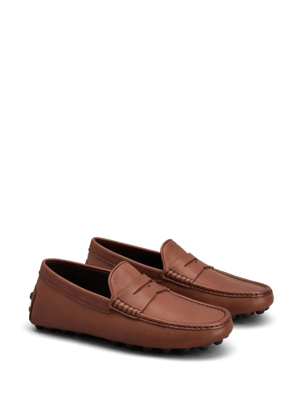Tod's logo-embossed leather penny loafers