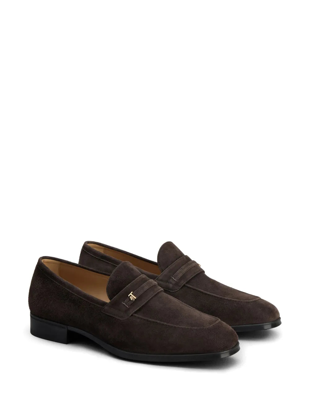 Tod's logo-plaque suede loafers