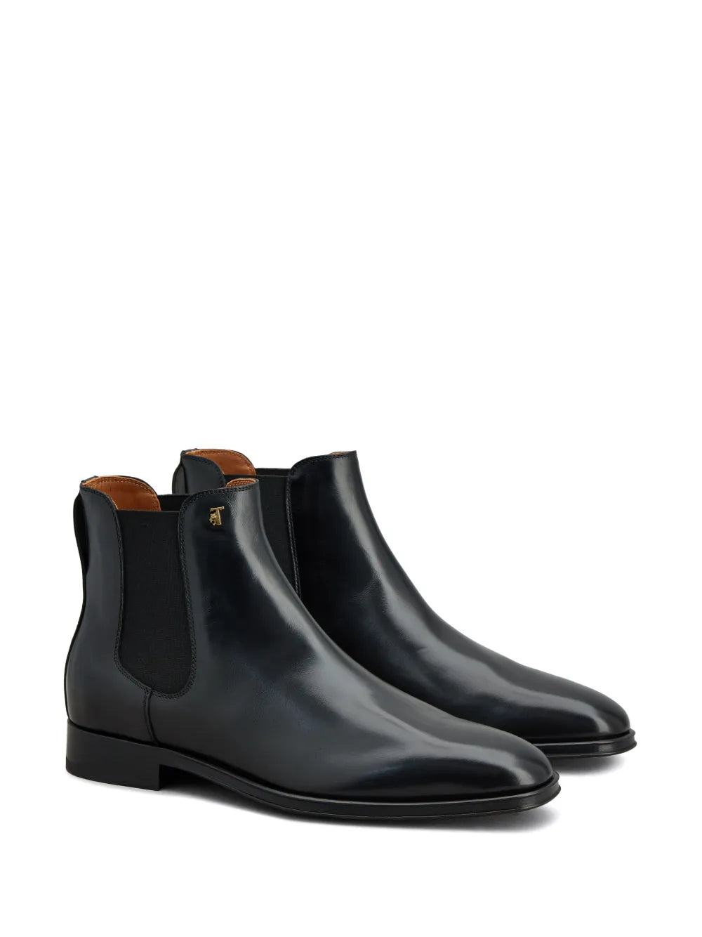 Tod's logo-plaque leather ankle boots