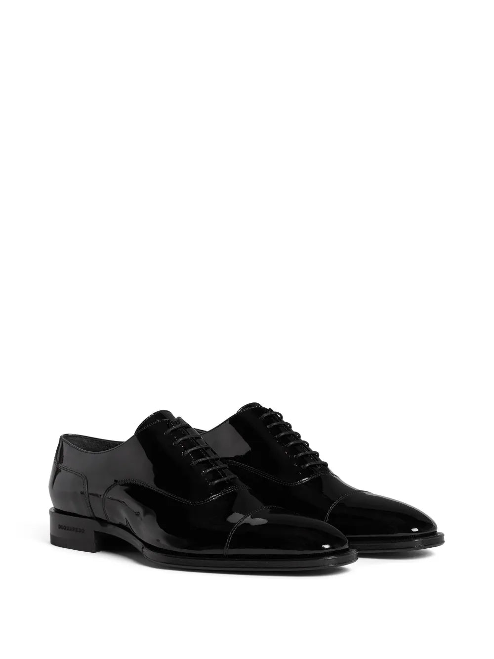 DSQUARED2 patent leather lace-up shoes