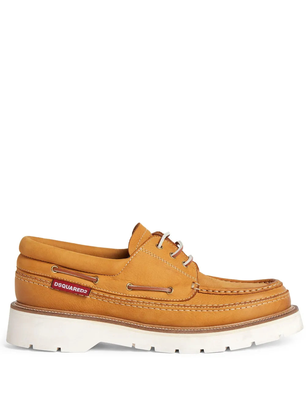 DSQUARED2 lace-up leather boat shoes