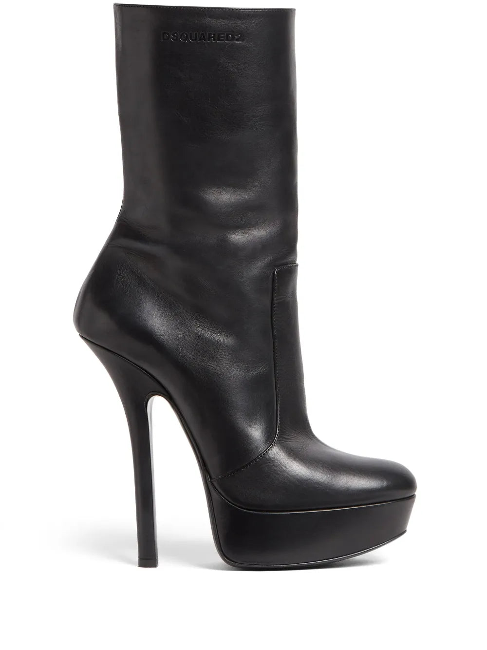 DSQUARED2 120mm logo-debossed leather boots
