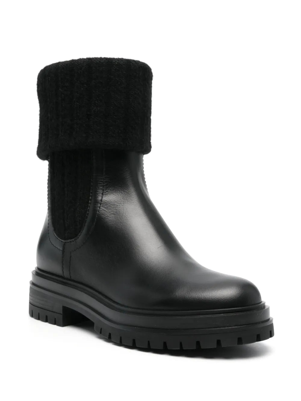 Gianvito Rossi 45mm folded ankle boots