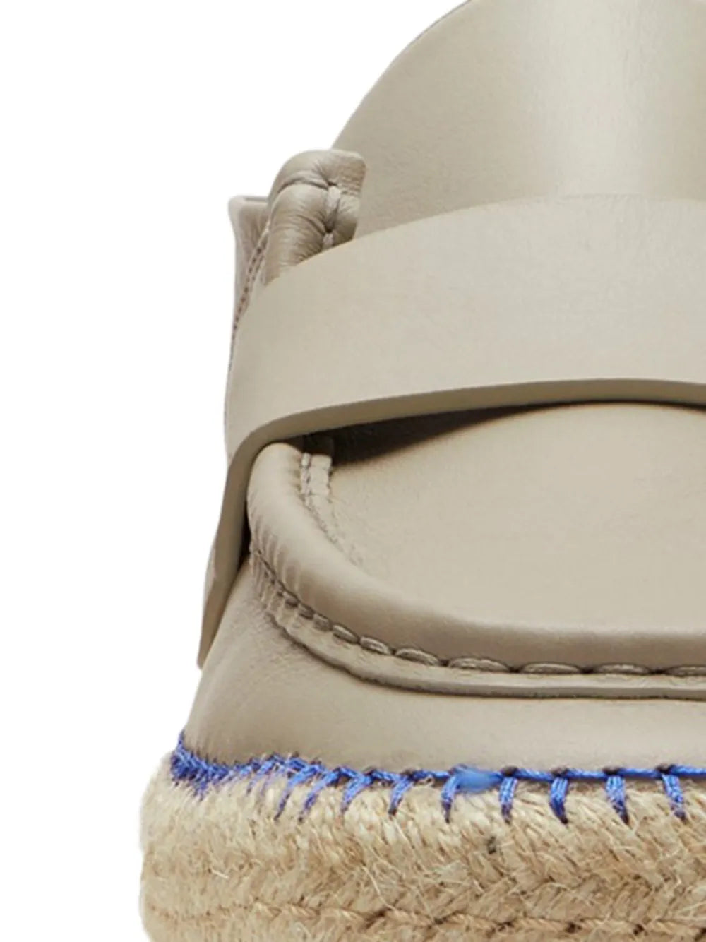 Burberry leather deck espadrilles