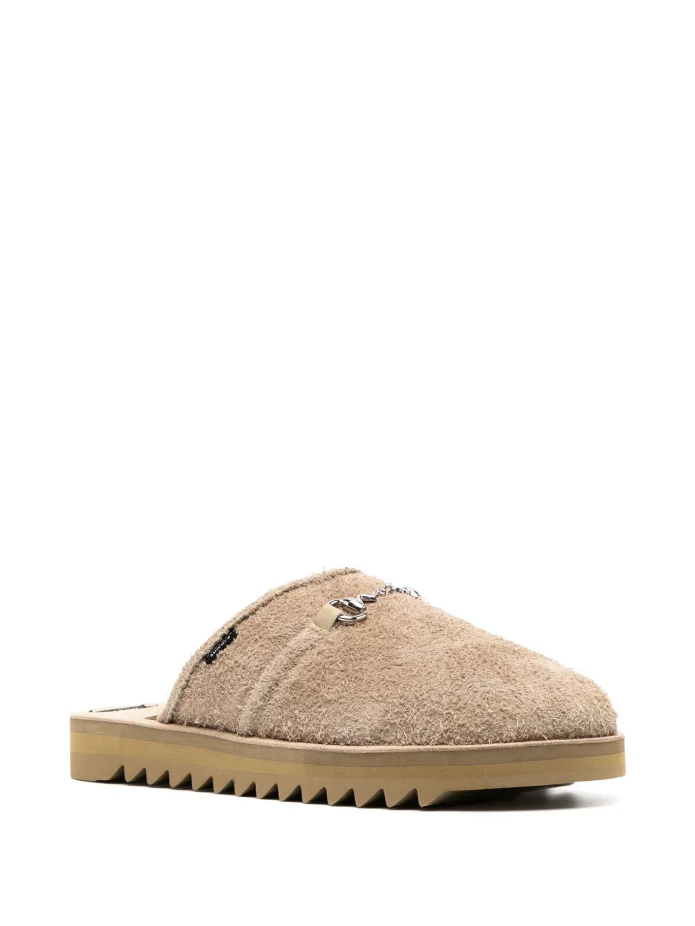 Suicoke chain-detail suede slippers