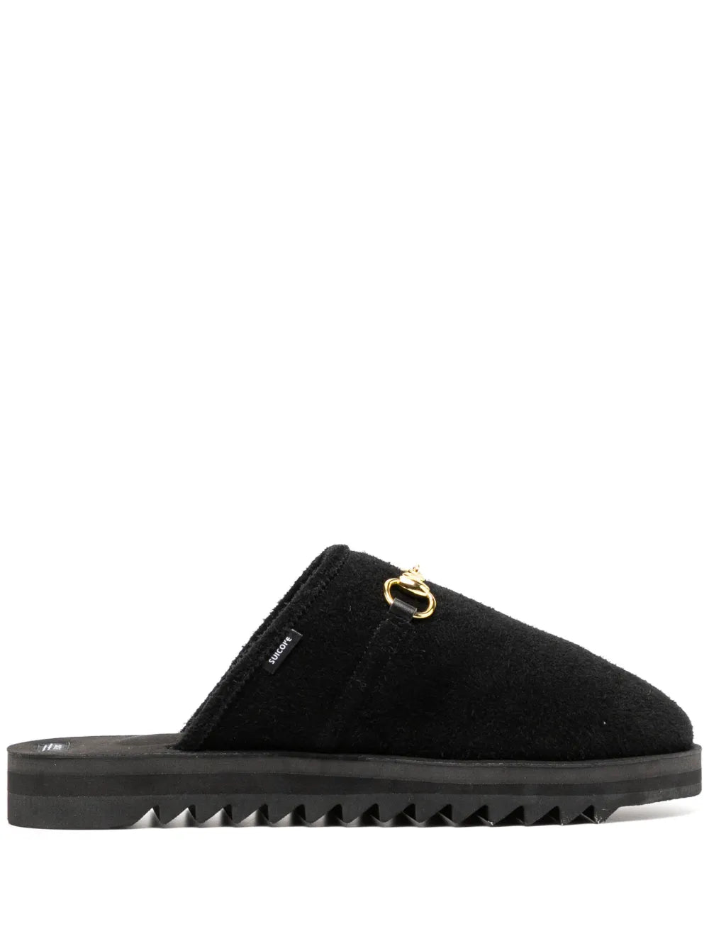 Suicoke chain-detail suede slippers