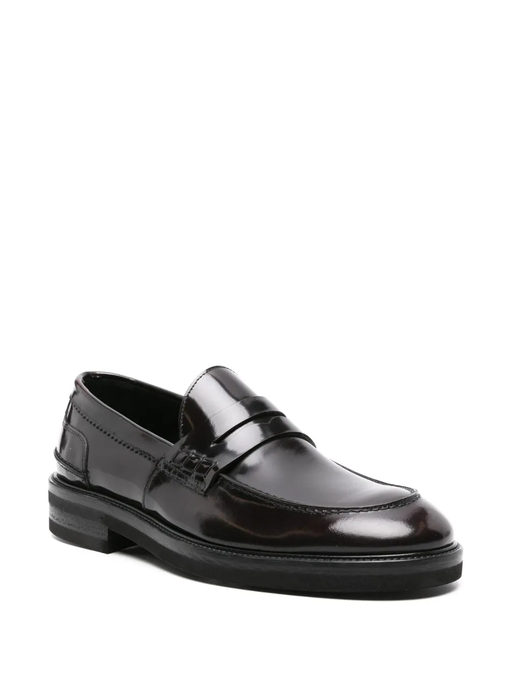 D4.0 penny slot-detailed leather loafers