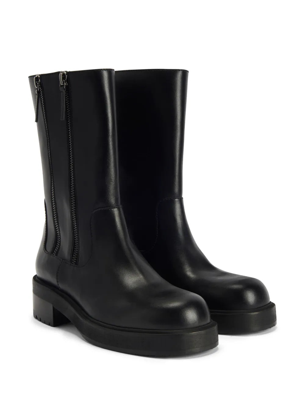 Giuseppe Zanotti Faustus leather mid-calf boots