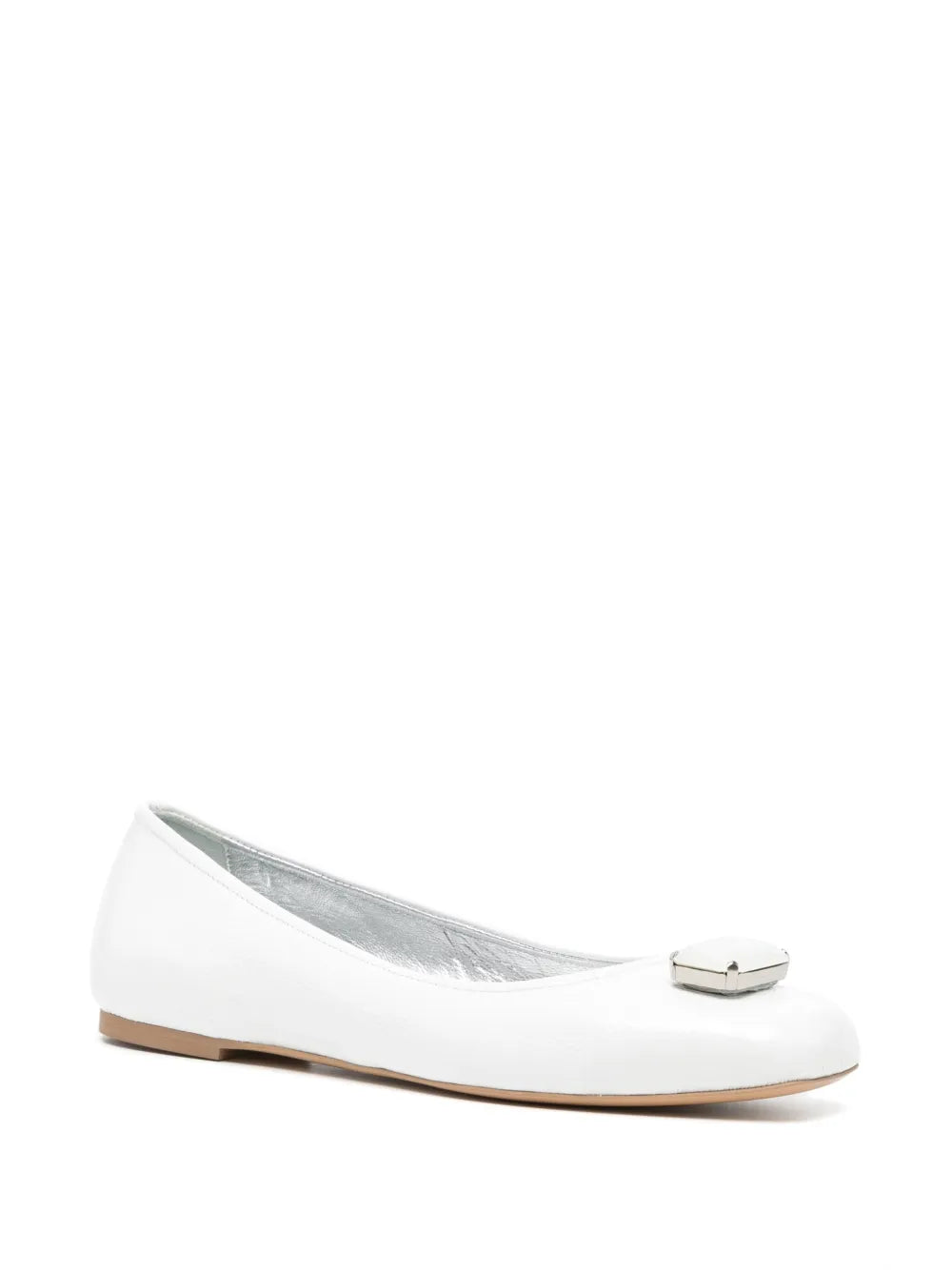 Madison.Maison Marion leather ballerina shoes