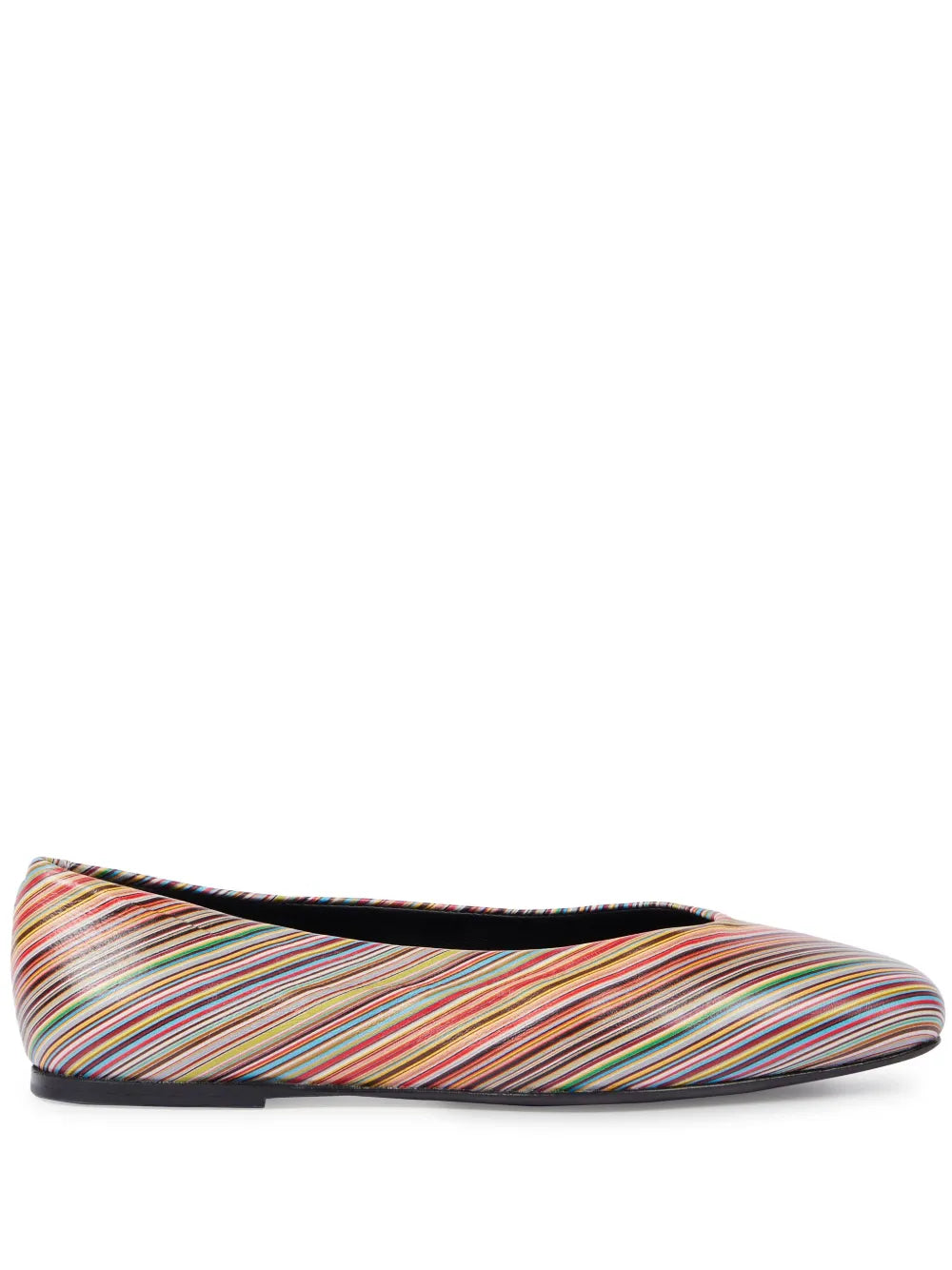 Paul Smith striped ballerina shoes