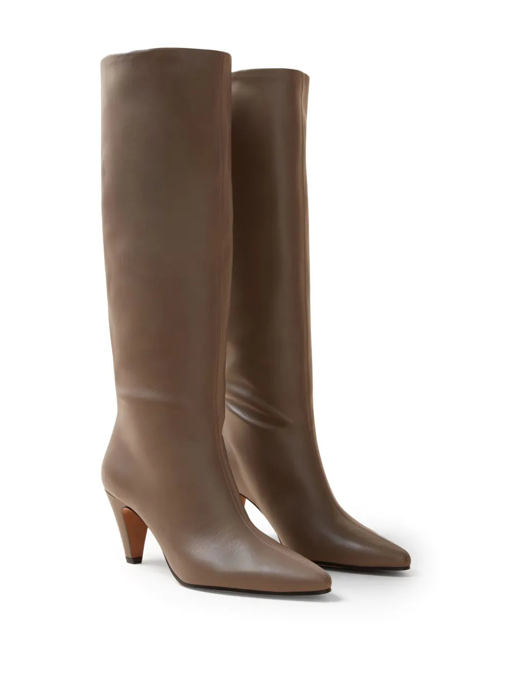 Claudie Pierlot leather slip-on boots