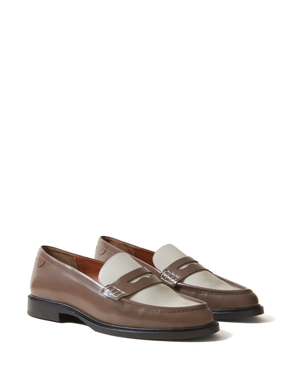Claudie Pierlot two-tone patent leather loafers