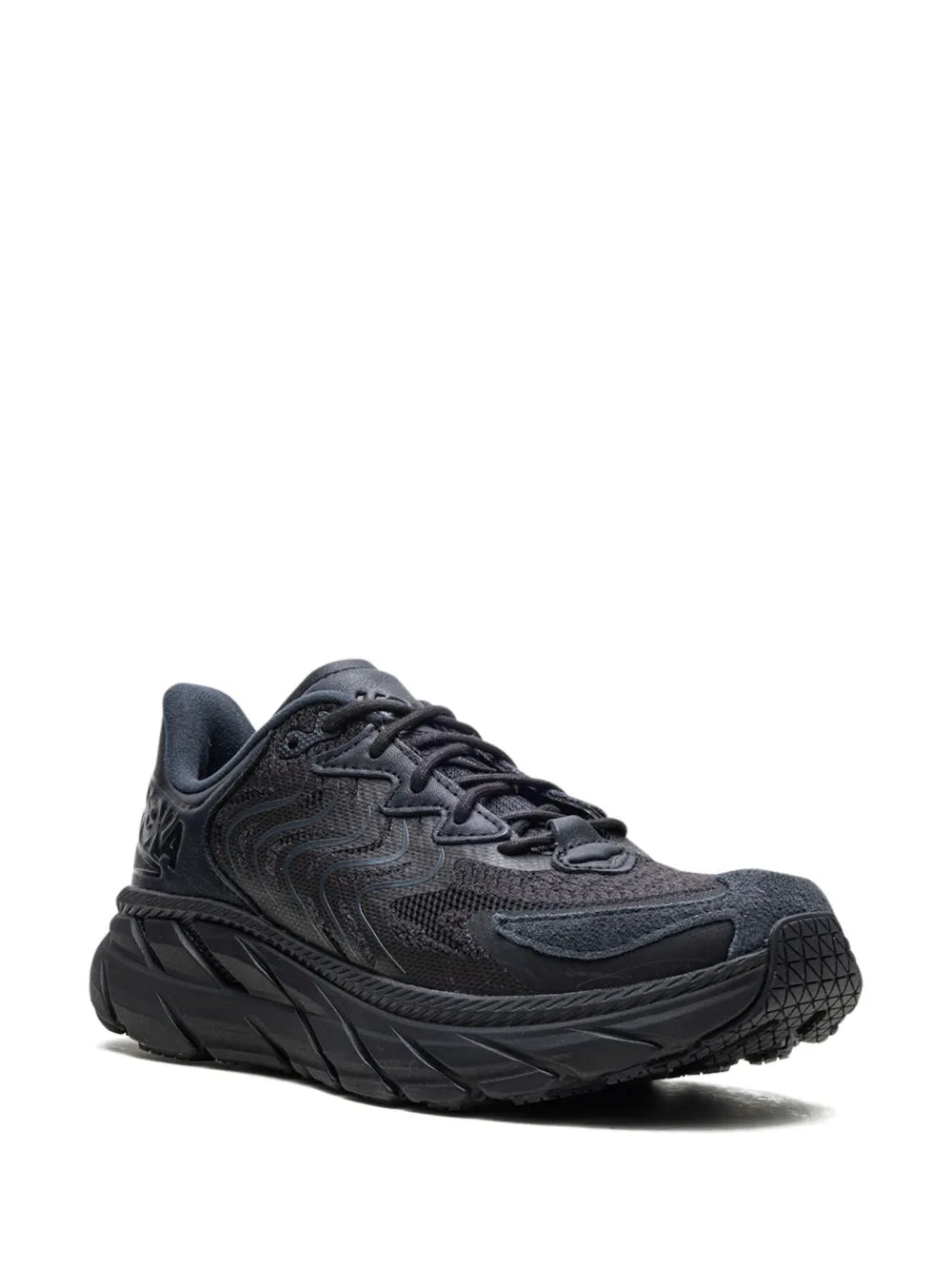 HOKA One Clifton LS "Black/Asphalt" sneakers