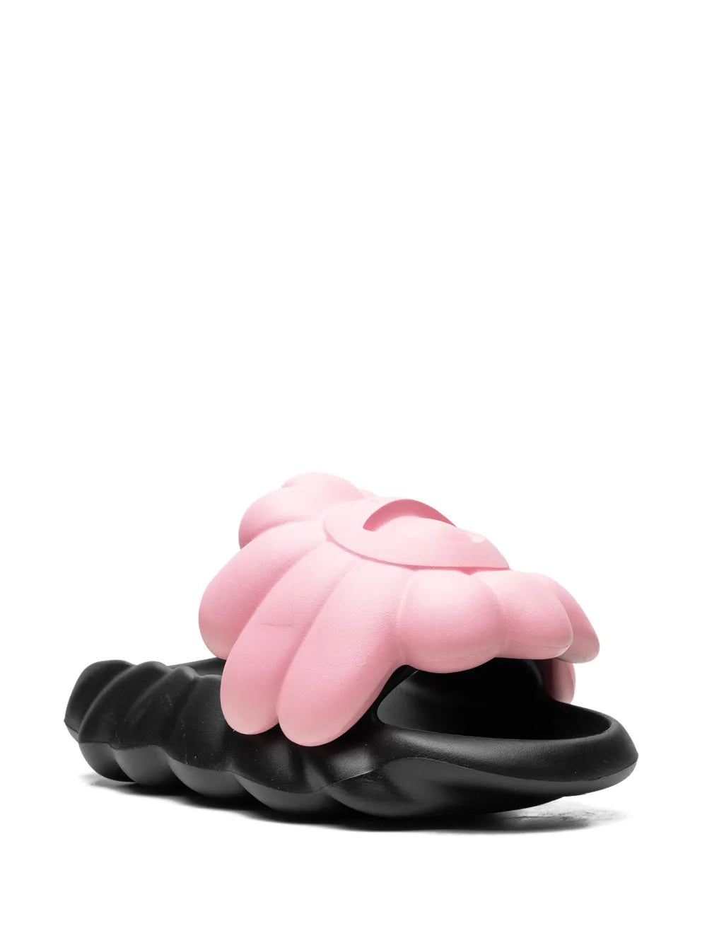 Takashi Murakami Ohana Full-Bloom "Black/Pink" slides