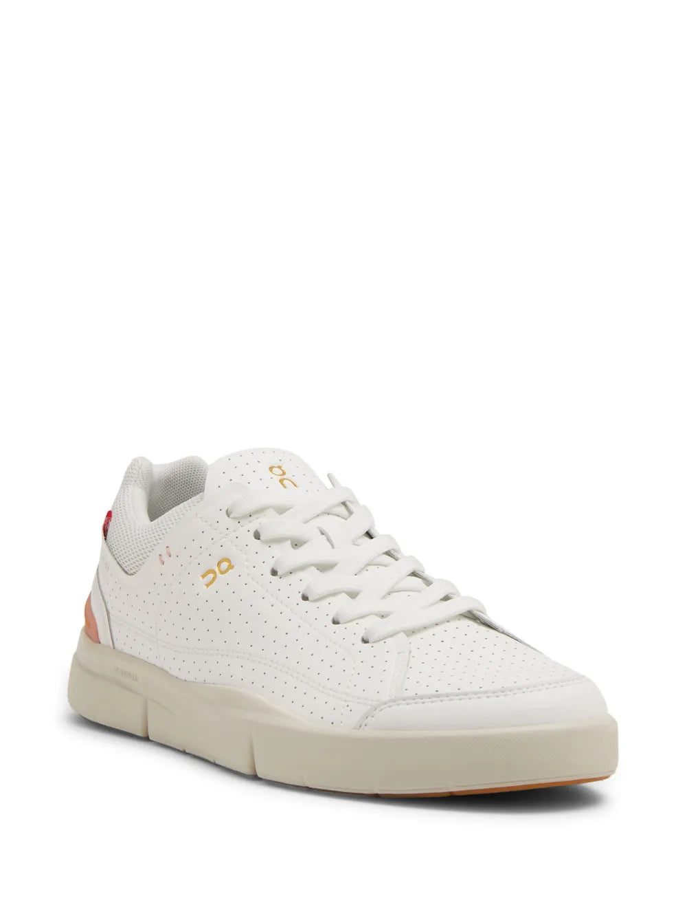 On Running logo-print perforated low-top sneakers