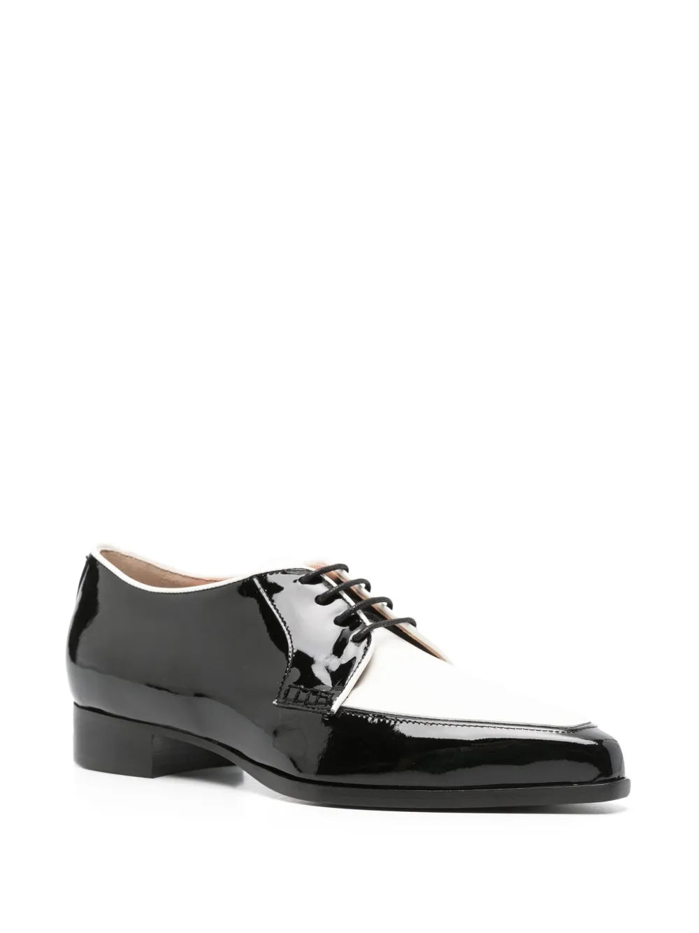 Alberta Ferretti patent-leather brogue shoes