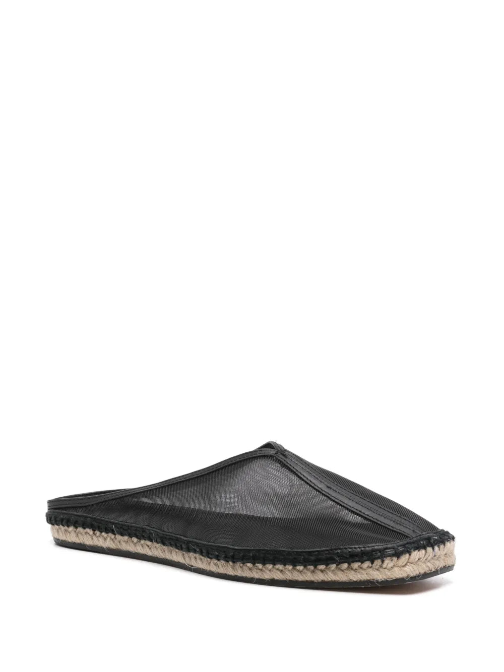TOTEME semi-sheer mesh espadrilles