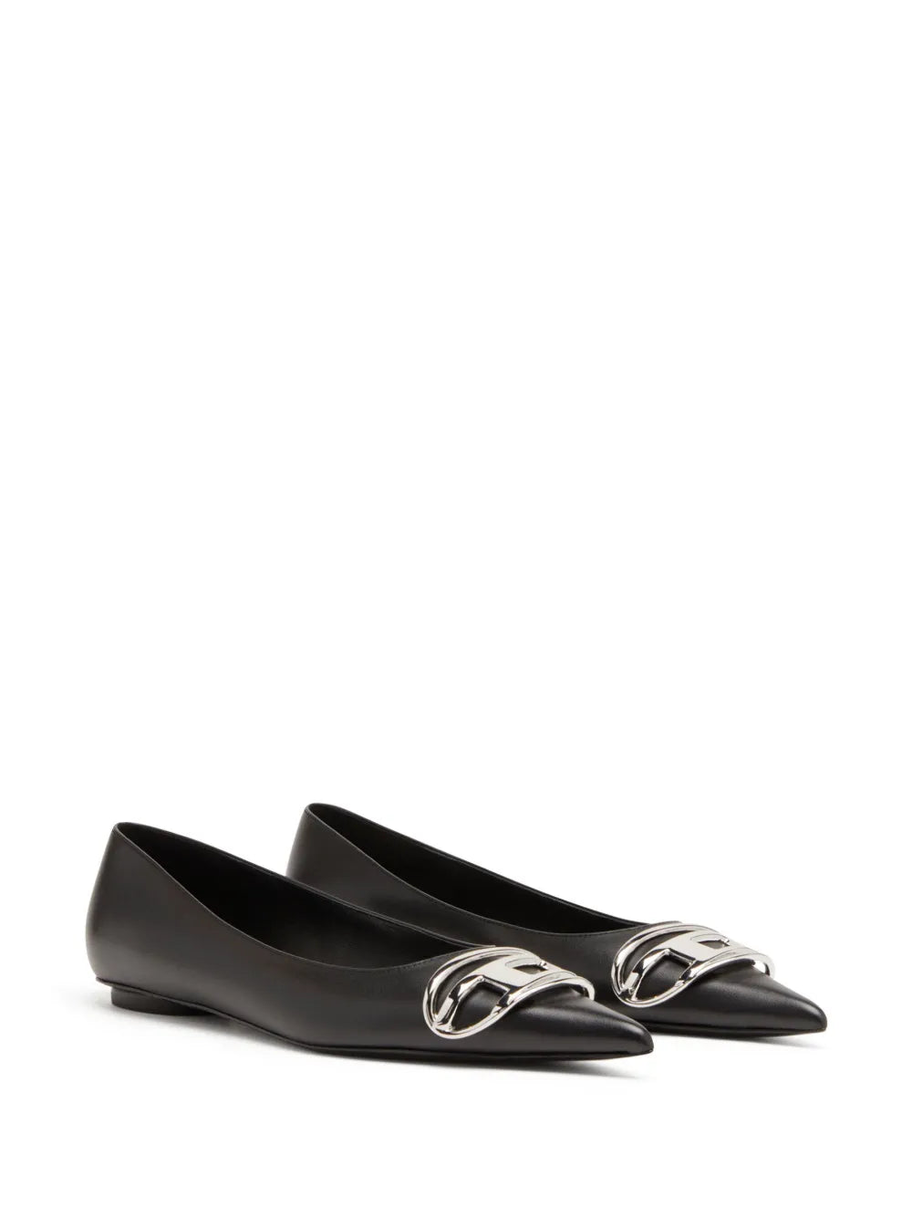 Diesel D-venus leather ballerina shoes