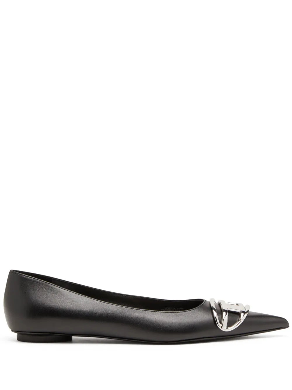 Diesel D-venus leather ballerina shoes