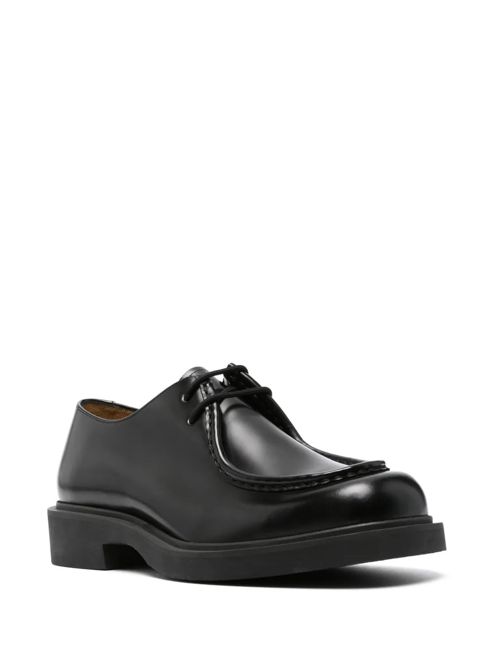 SANDRO patent leather derby shoes
