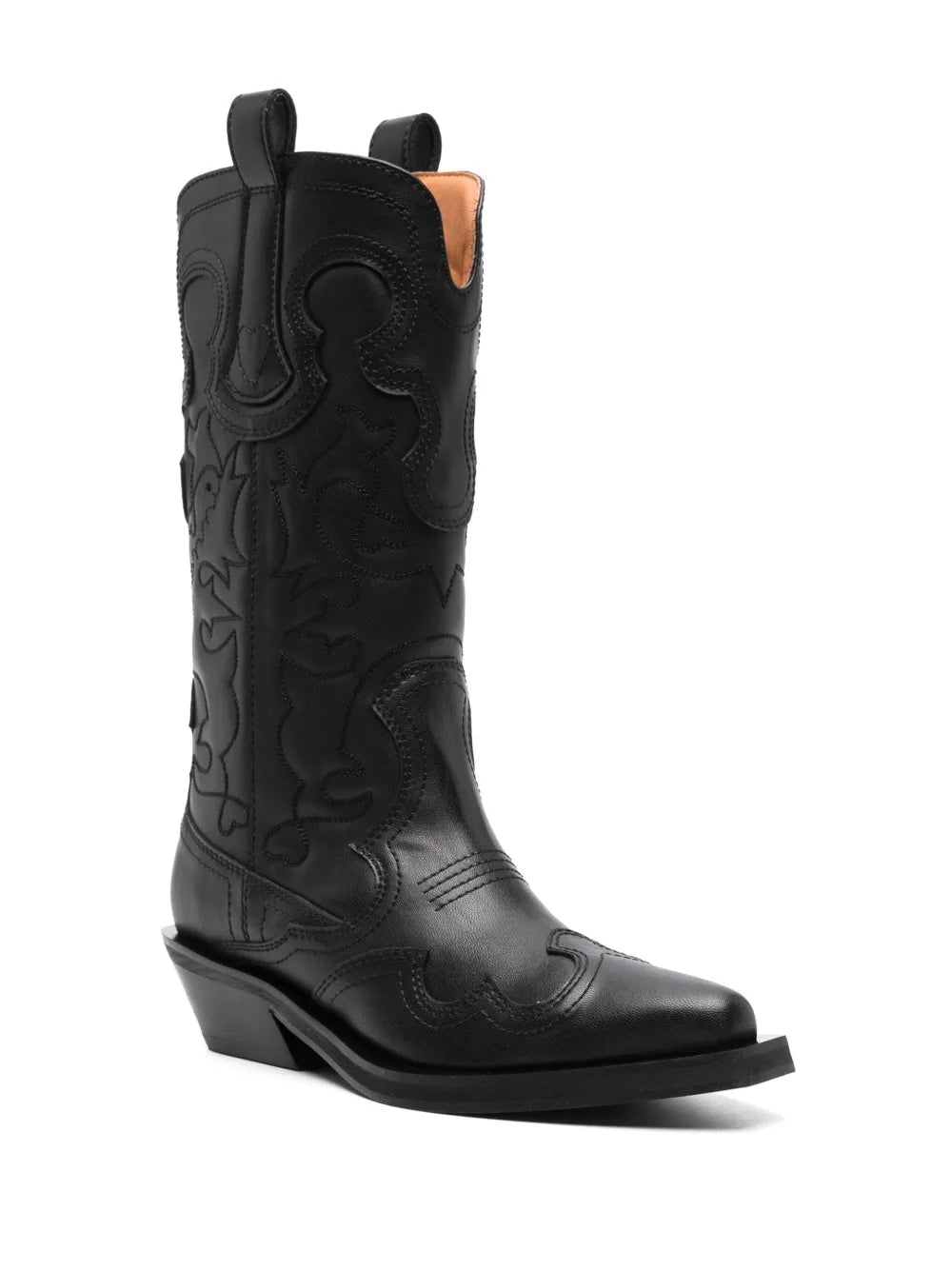GANNI panelled calf-length boots
