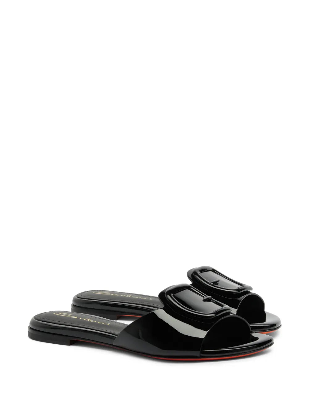 Santoni Patent leather sandals