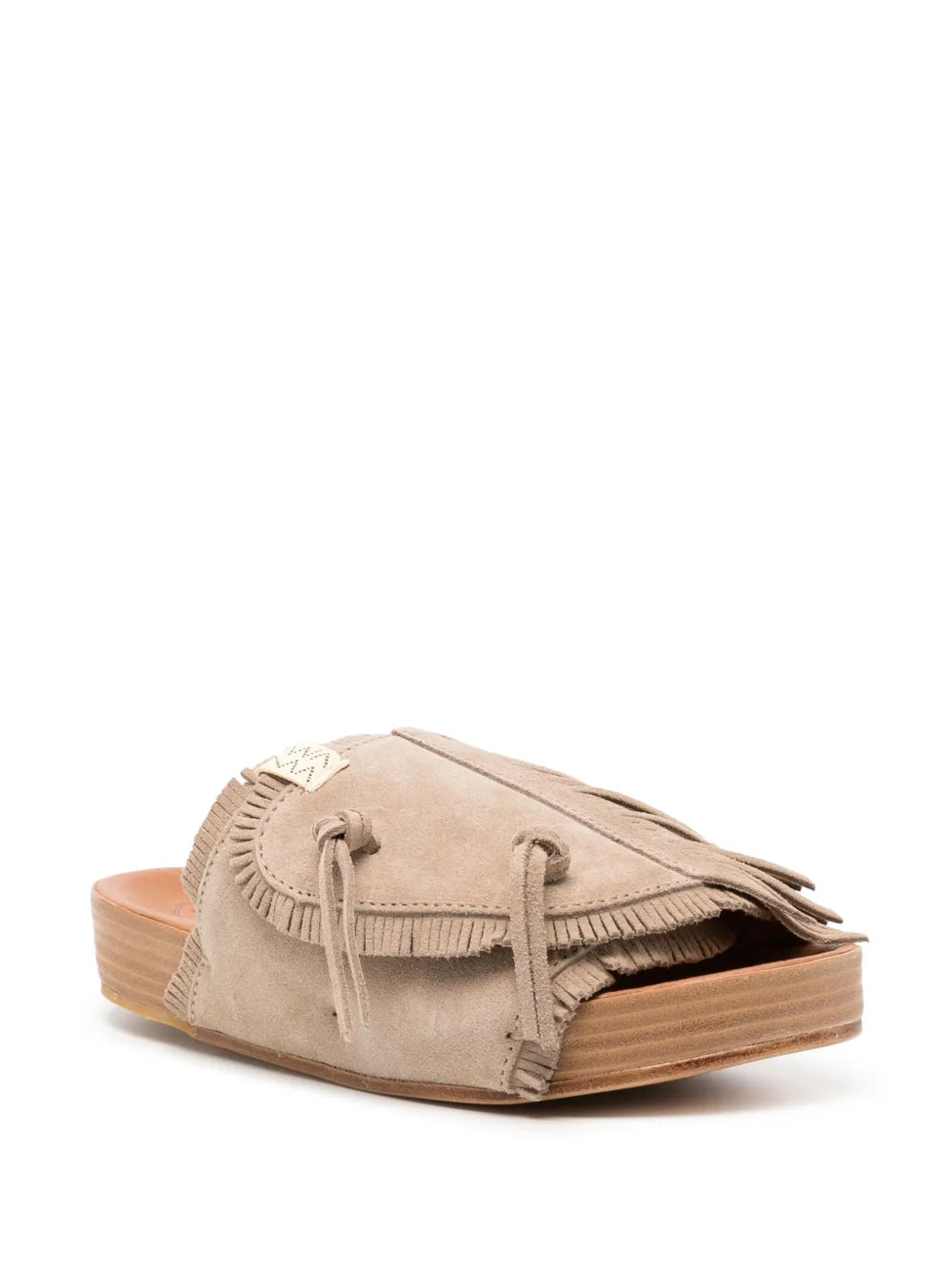 visvim Christo Shaman Folk suede slides