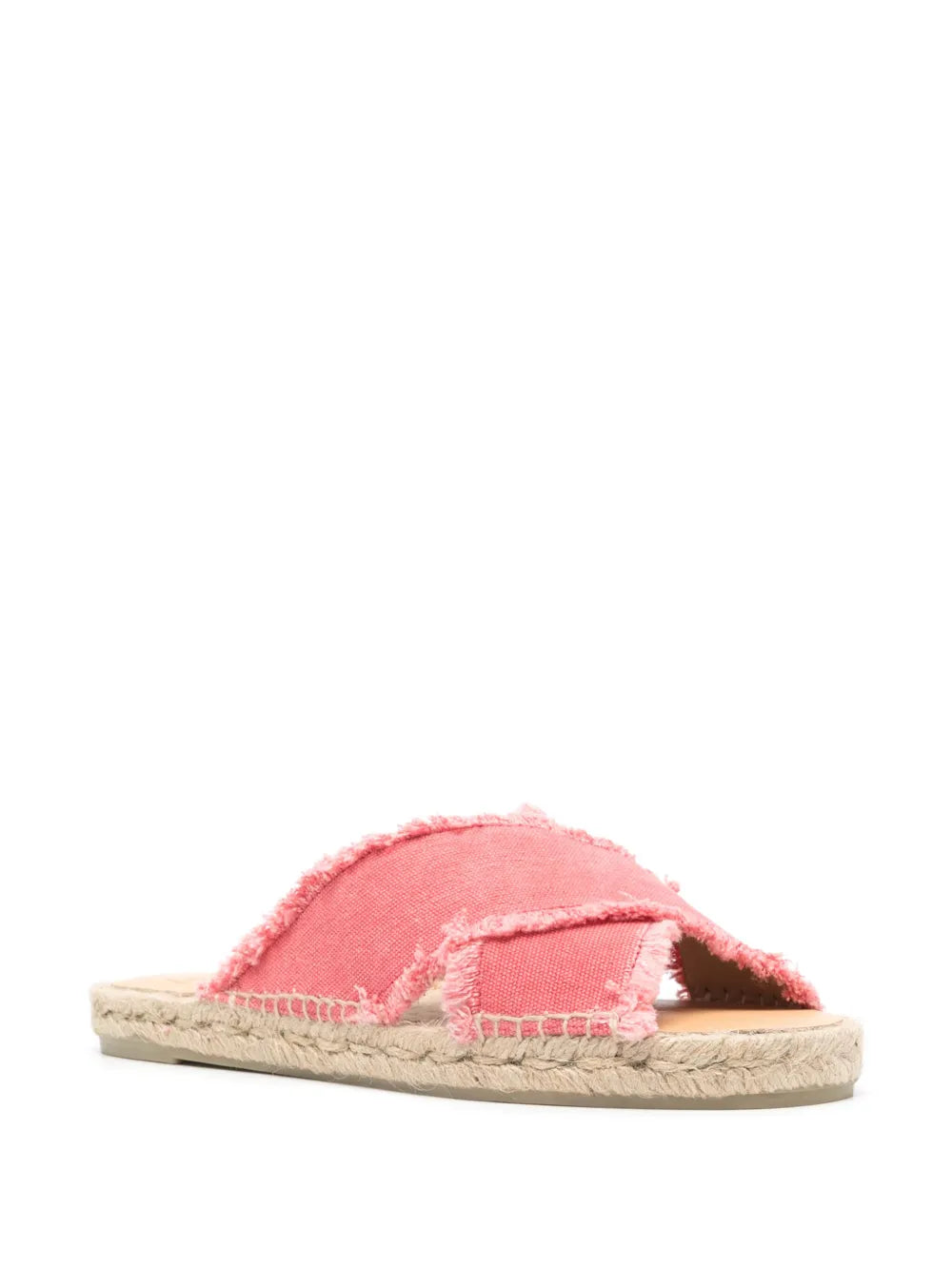 Castañer frayed-detailing canvas espadrilles