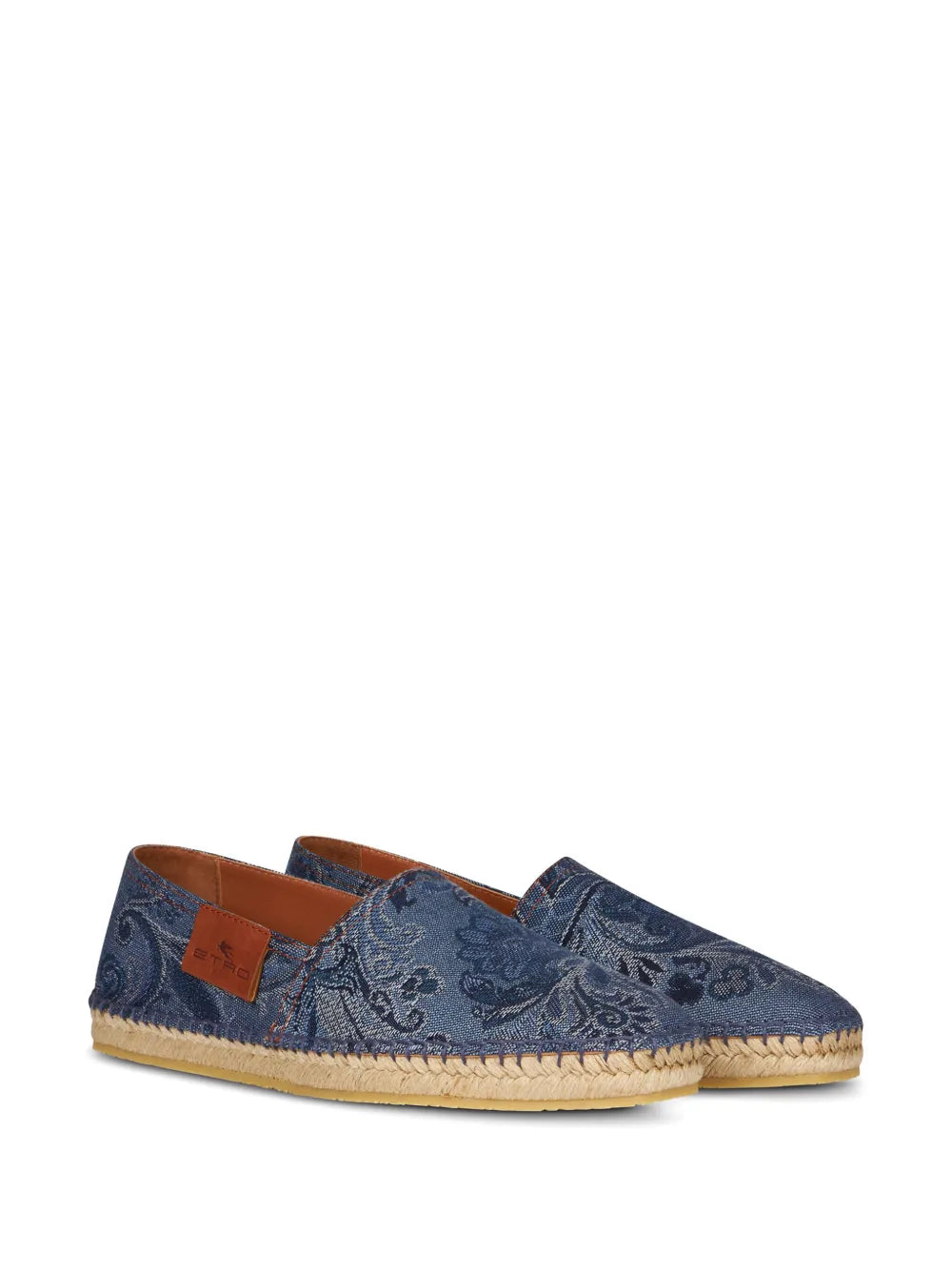ETRO jacquard denim espadrilles