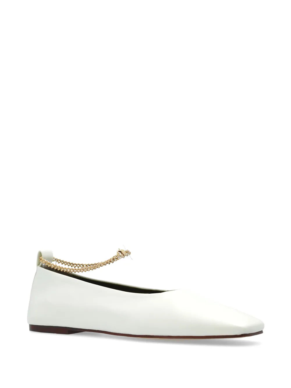 MARIA LUCA Augusta leather ballerina shoes