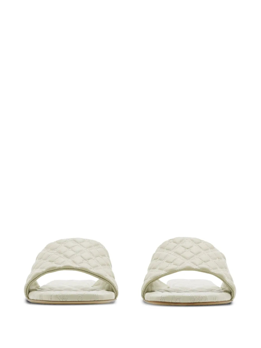 Burberry quilted leather flat sandals