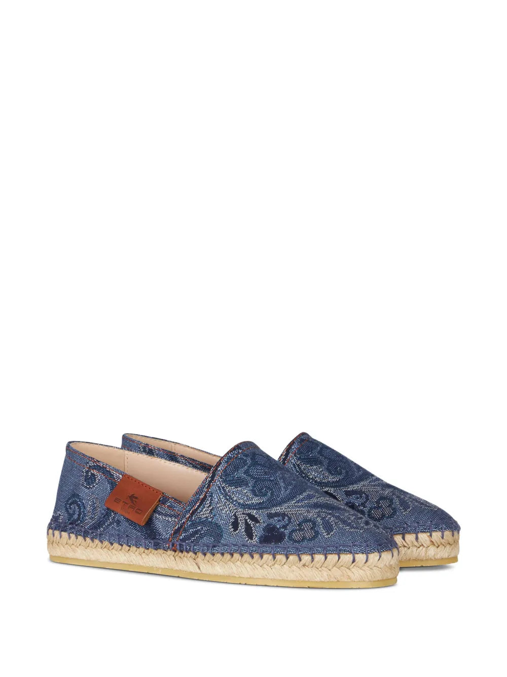 ETRO paisley-print denim espadrilles