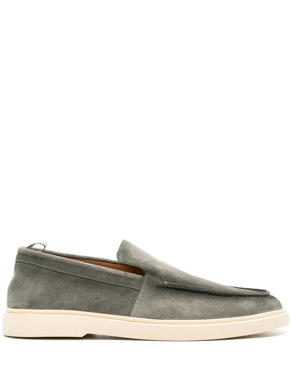 Officine Creative Bones 002 suede loafers
