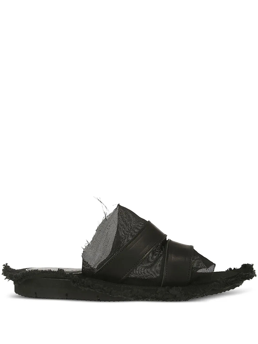 Yohji Yamamoto frayed layered sandals