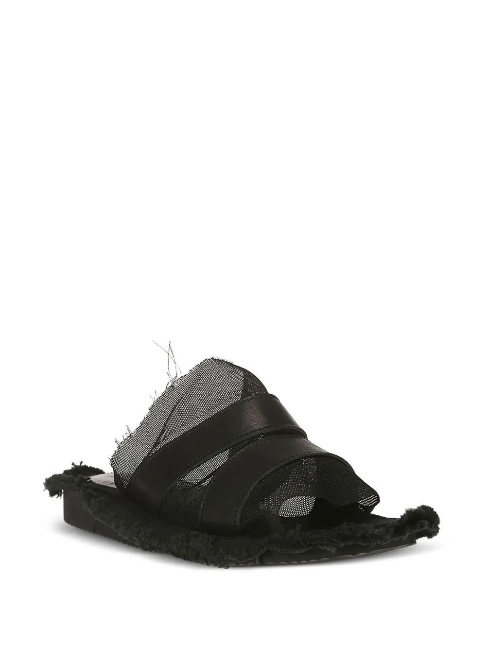 Yohji Yamamoto frayed layered sandals
