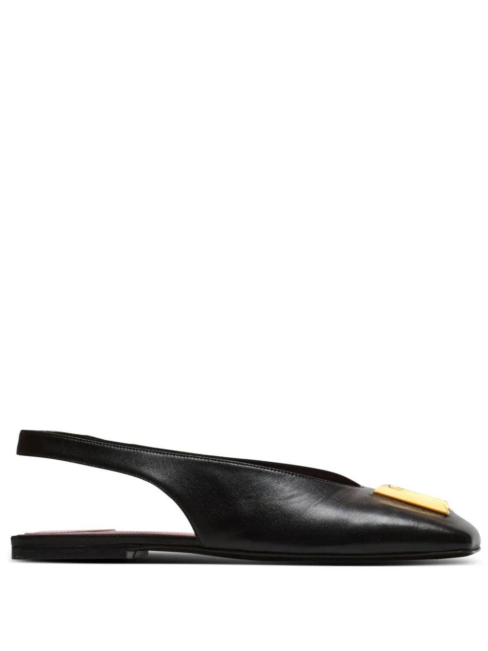 Balmain Eden leather ballerina shoes