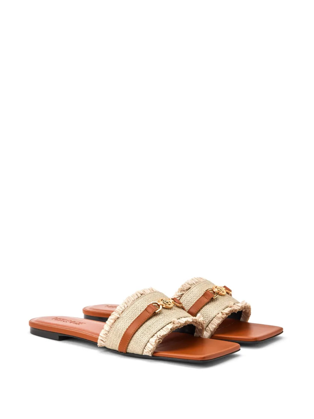 Versace Medusa woven slides