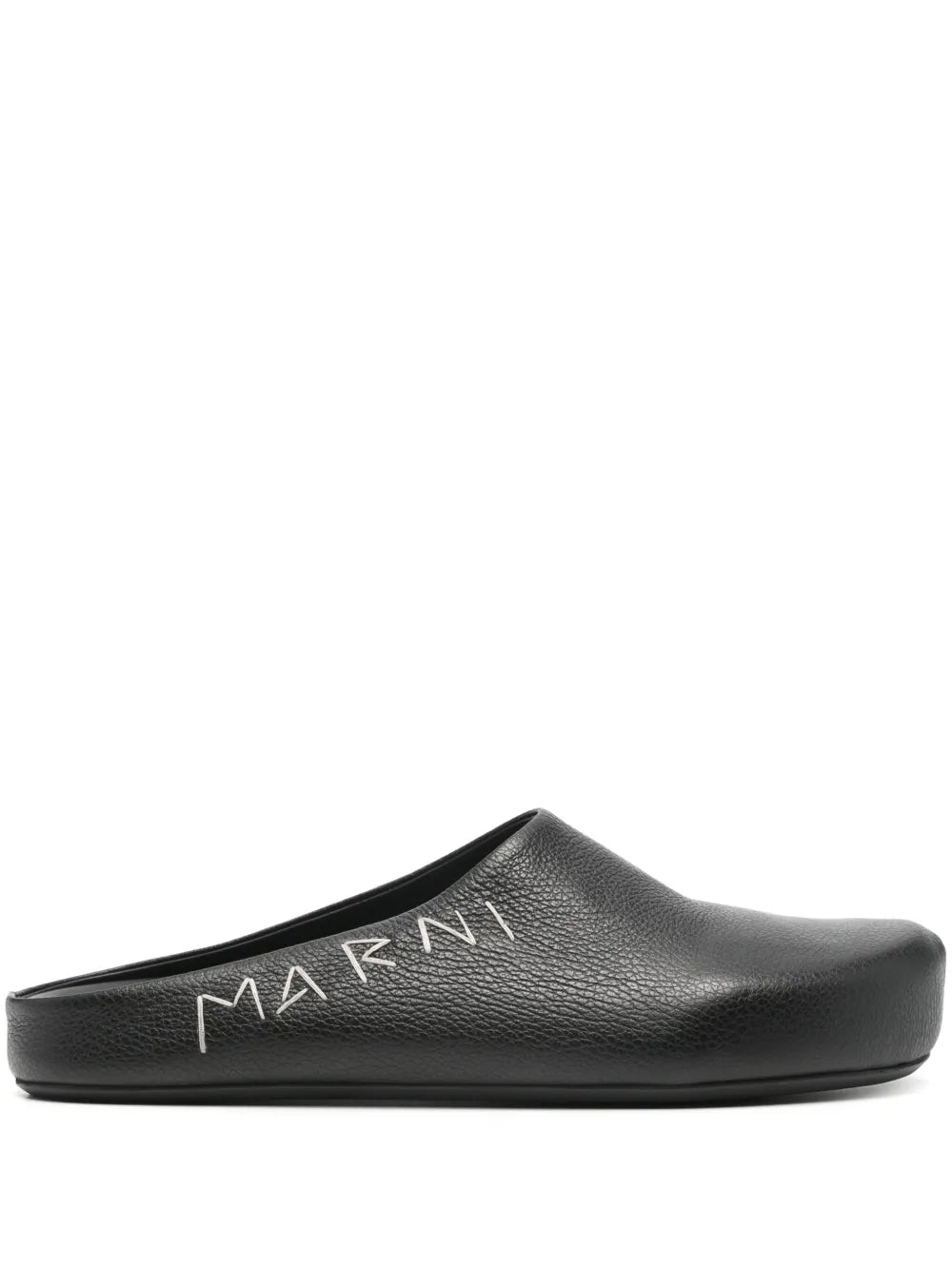 Marni logo-embroidered slippers