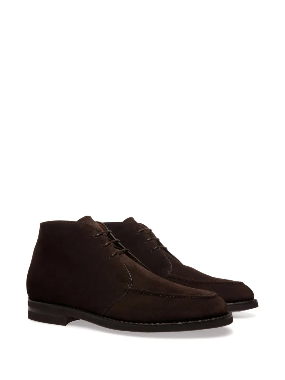 Bally lace-up suede boots