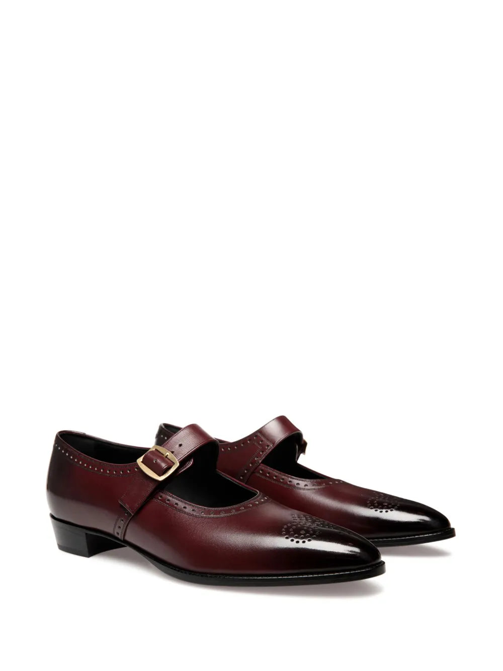 Bally buckled leather brogues