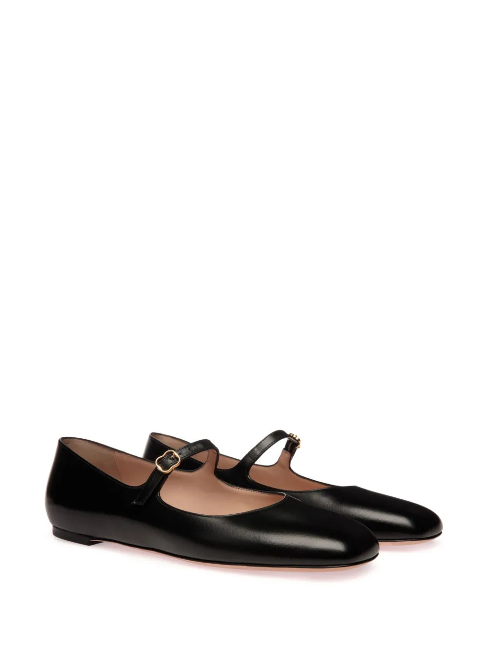 Bally brushed leather mary-jane shoes