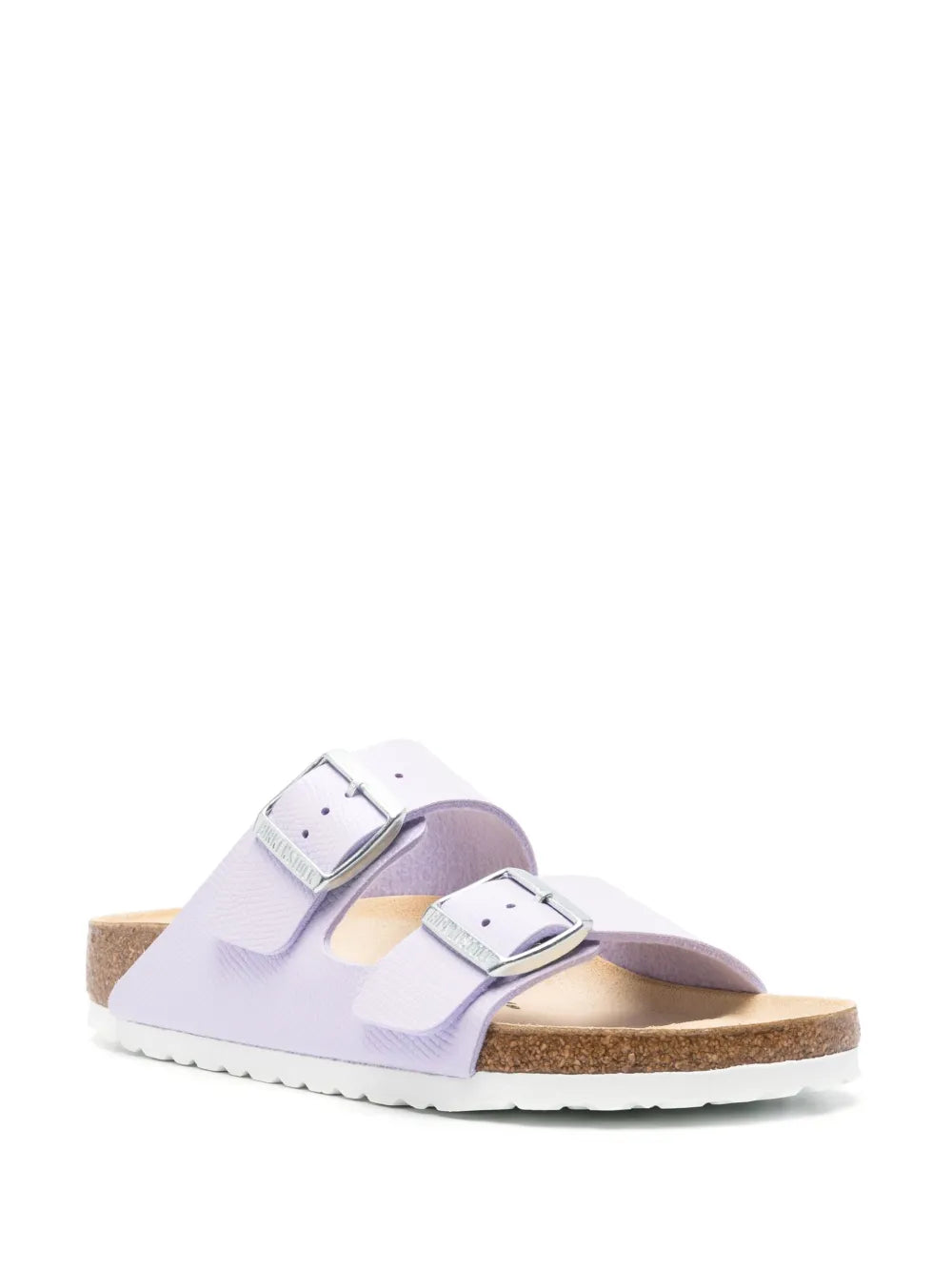 Birkenstock Arizona logo-buckle slides