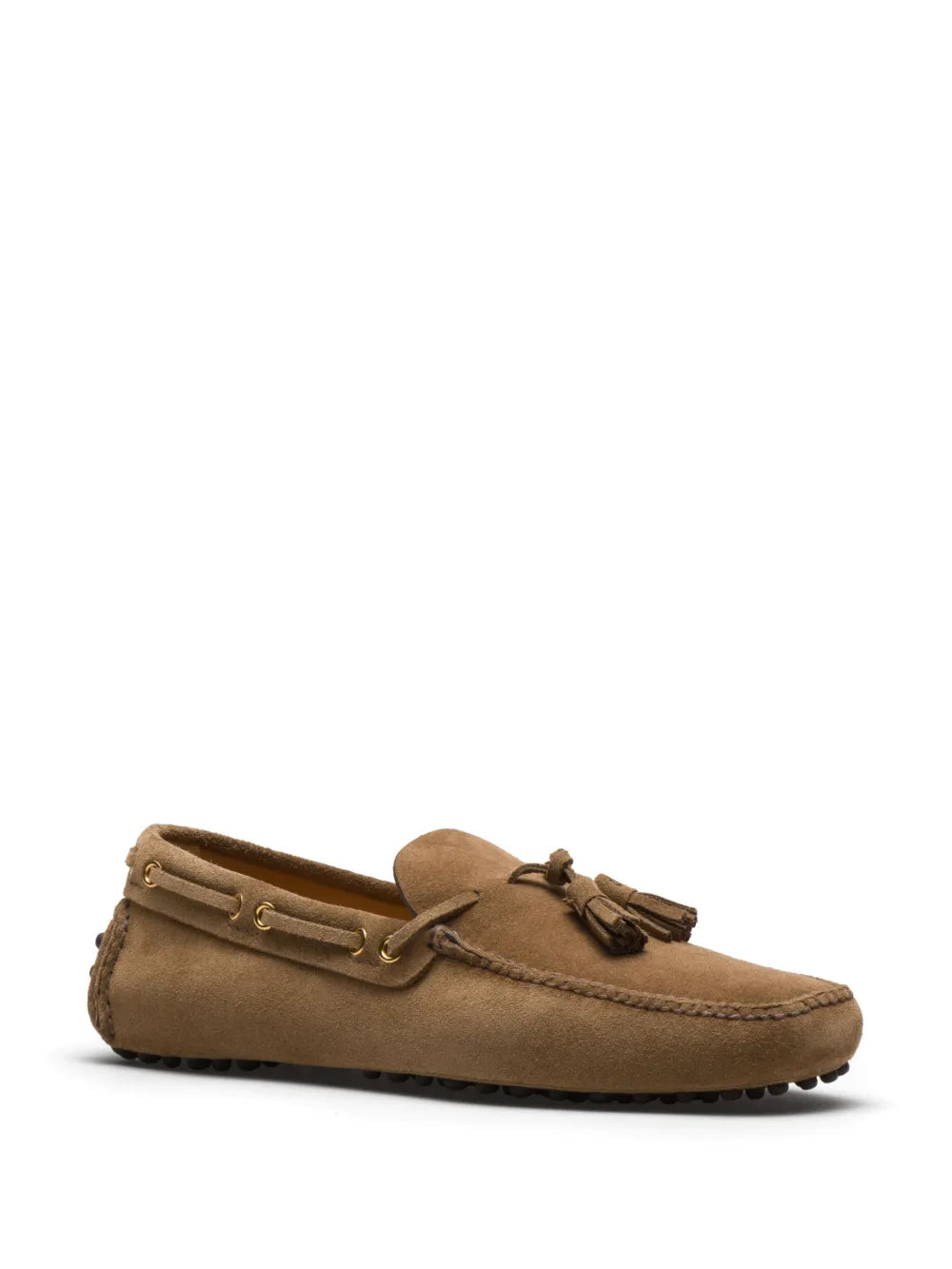Car Shoe tassel-detail suede boat shoes