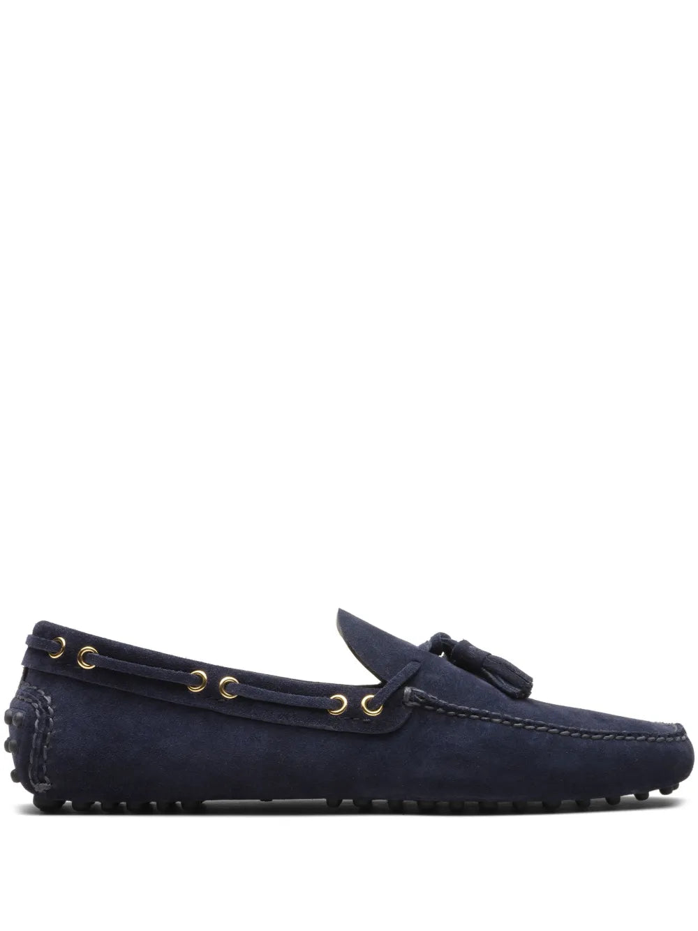 Car Shoe tassel-detail suede boat shoes