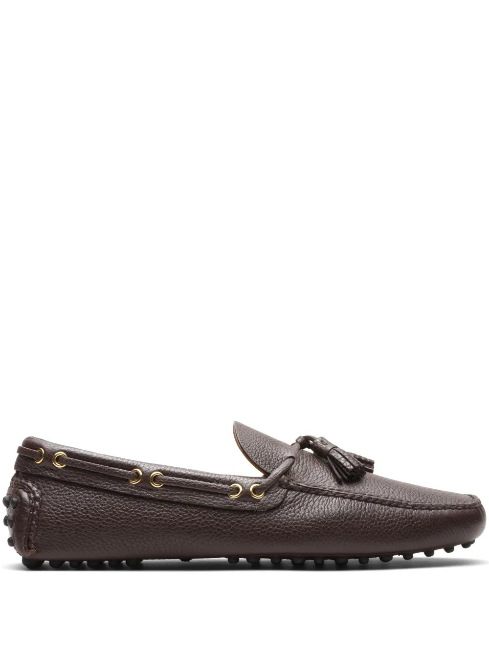 Car Shoe tassel-detail leather boat shoes