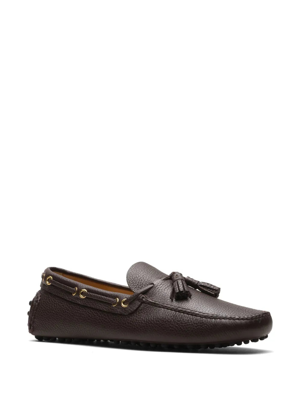 Car Shoe tassel-detail leather boat shoes