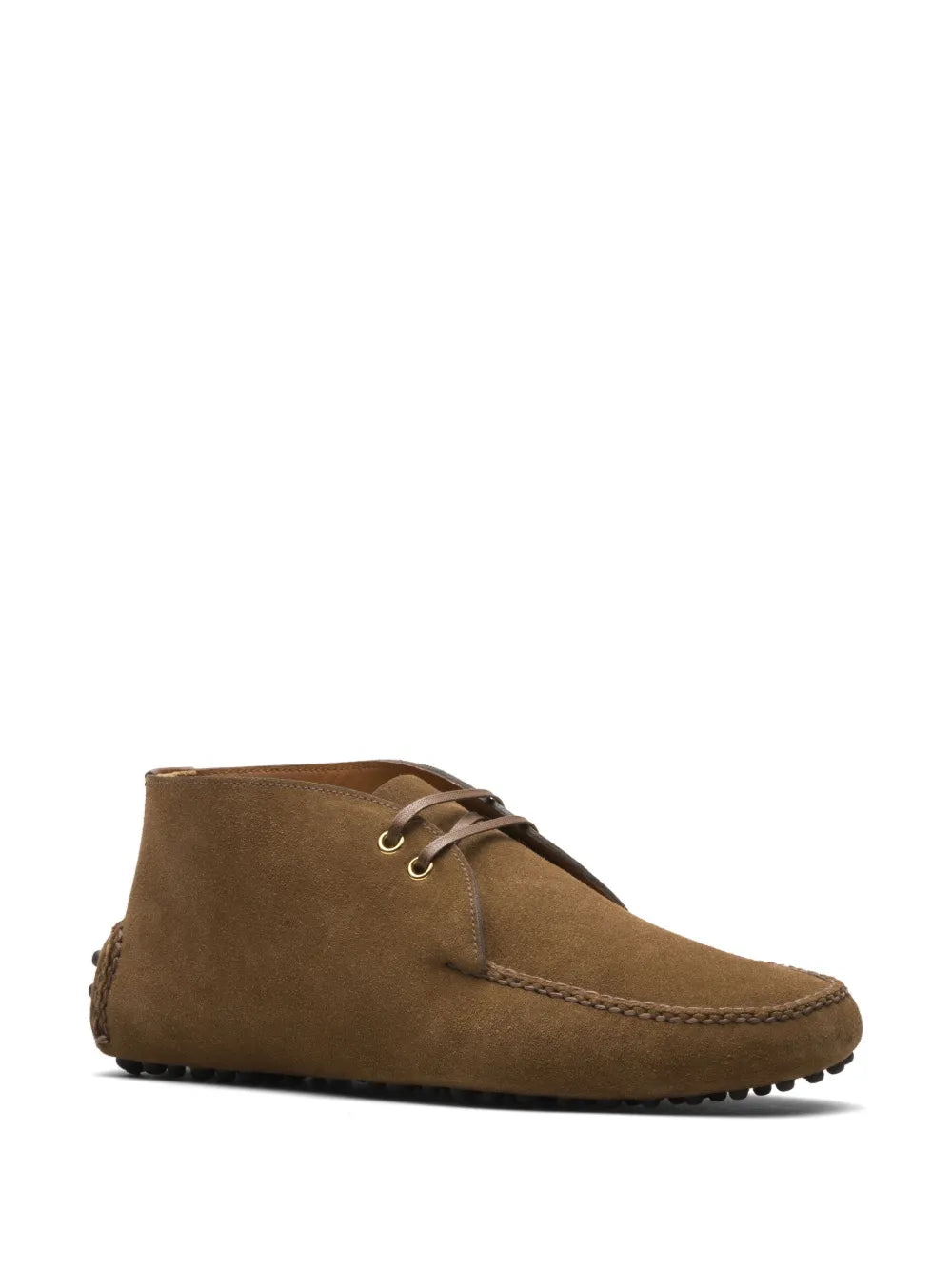 Car Shoe lace-up suede ankle boots