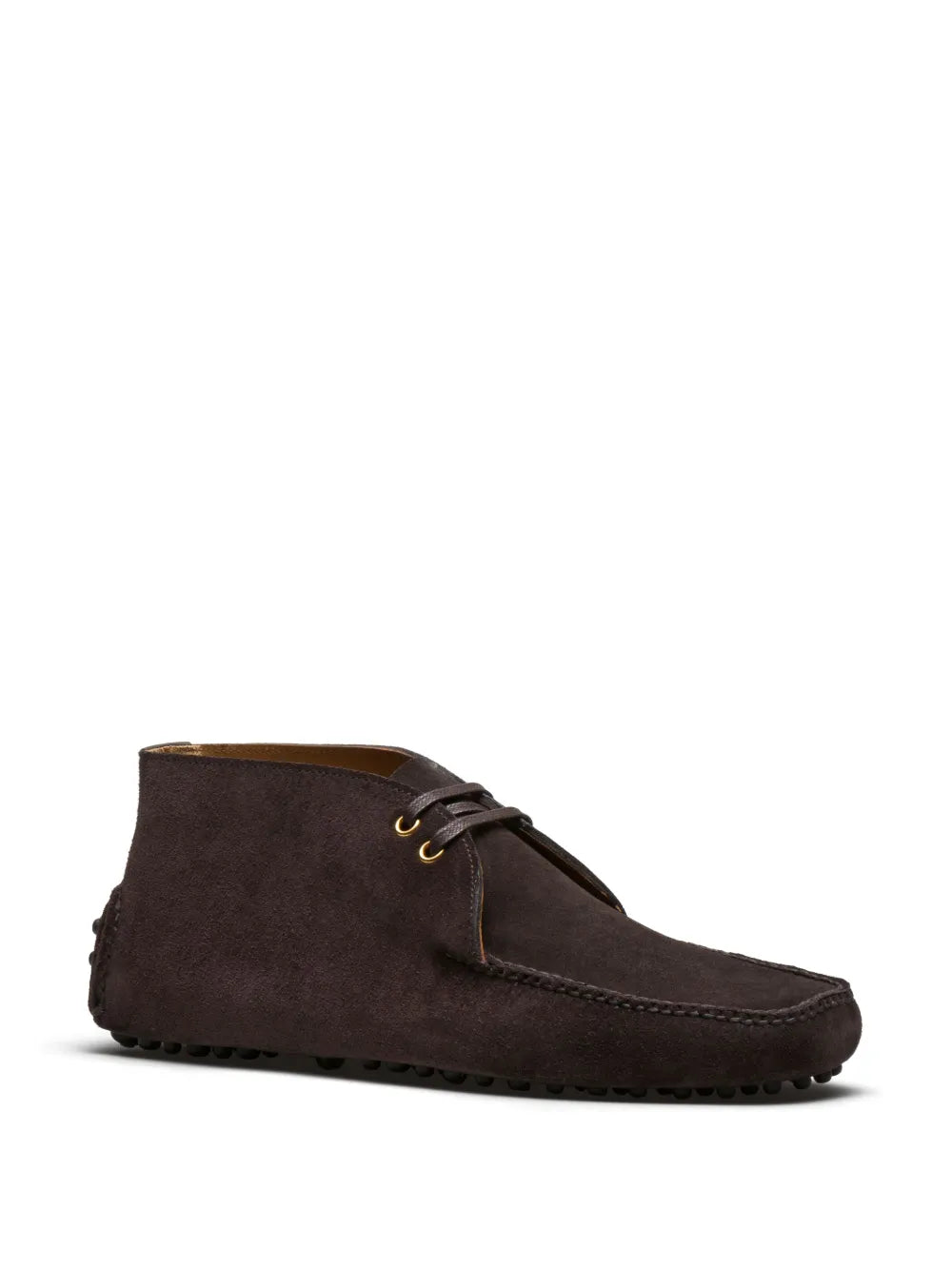 Car Shoe lace-up suede ankle boots